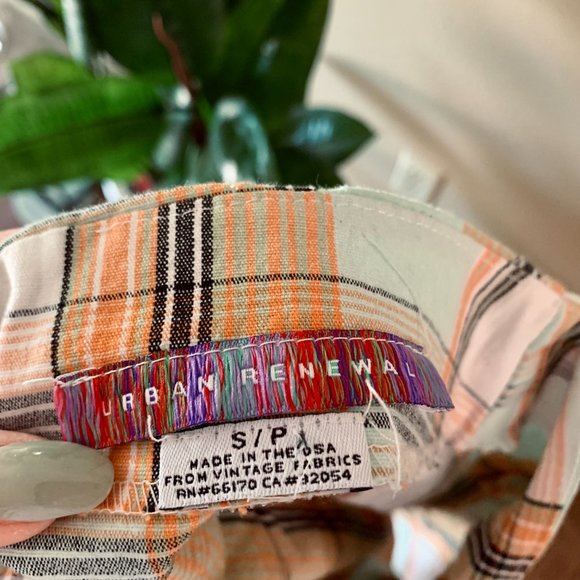 Urban Outfitters Urban Renewal Pastel Plaid Skirt - Picture 5 of 5